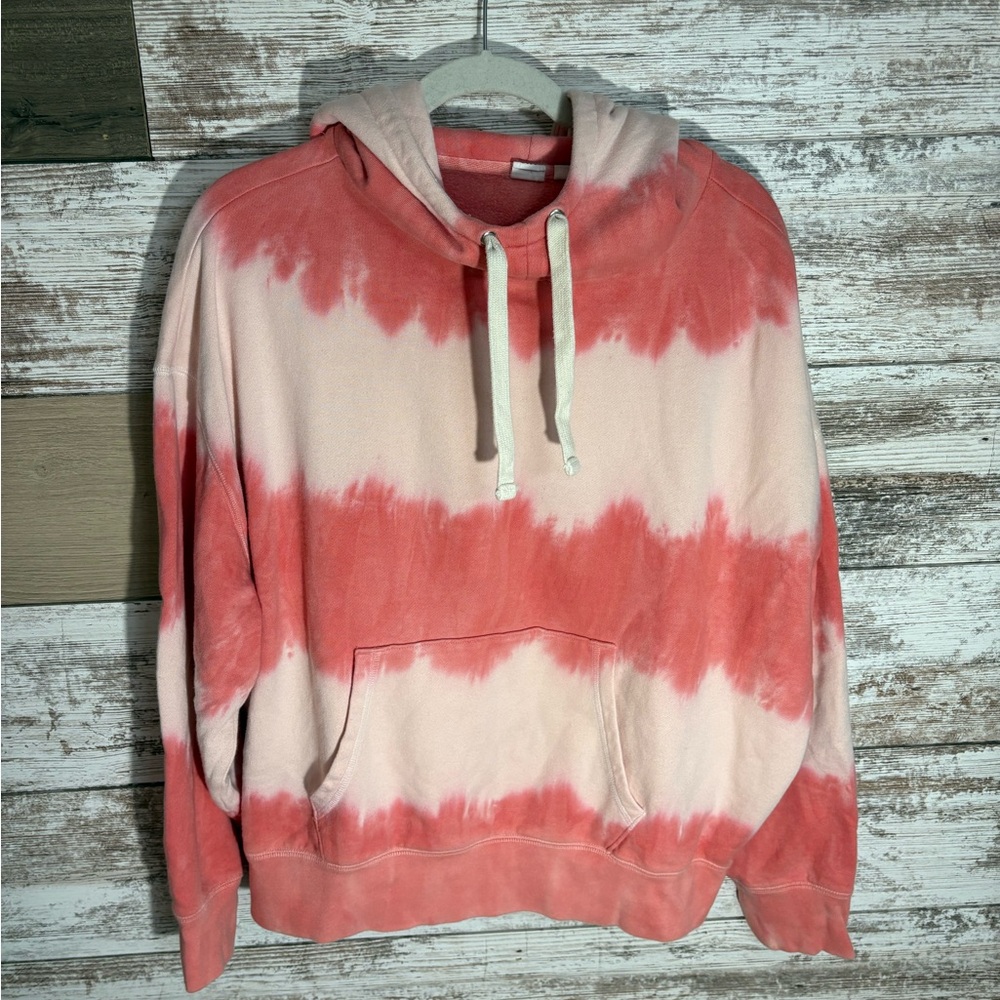GAP Pink Tie-Dye Hoodie Women’s Size L